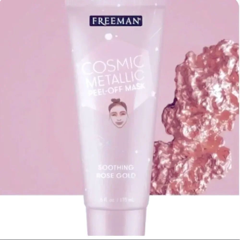 🛍 Freeman Cosmic Metallic Peel off Mask Soothing Rose Gold 6Fl .OZ /175 Ml